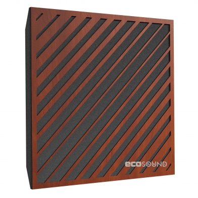 Купить акустическая панель ecosound simple-line apple-locarno 50 х 50 см 53 мм коричневый по низкой цене
