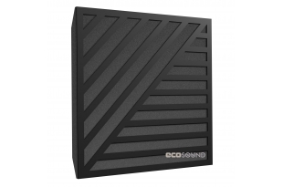 Акустическая панель Ecosound Band HDF-Black 50 х 50 см 73 мм черный