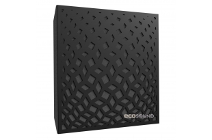 Акустична панель Ecosound Chips HDF-Black 50 х 50 см 73 мм чорний