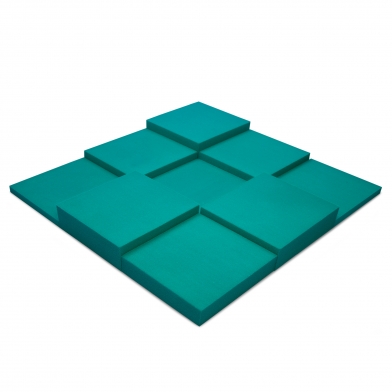 Купить панель из акустического поролона ecosound pattern velvet 60мм, 60х60см цвет темно-зеленый по низкой цене