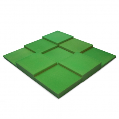 Купить панель из акустического поролона ecosound pattern velvet 60мм, 60х60см цвет зеленый по низкой цене