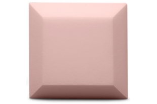 Бархатная акустическая панель из акустического поролона Ecosound Velvet Rose 25х25см 50мм. Цвет светло-розовый