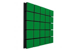 Акустическая панель Ecosound Tetras Wood Green 50x50см 33мм цвет зелёный