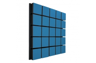 Акустическая панель Ecosound Tetras Wood Blue 50x50см 33мм цвет синий