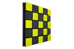 Акустическая панель Ecosound Tetras Acoustic Wood Yellow 50x50см 33мм цвет жёлтый