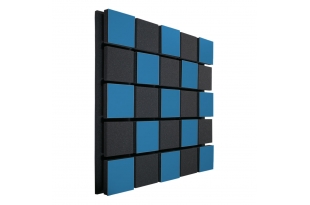 Акустическая панель Ecosound Tetras Acoustic Wood Blue 50x50см  53мм цвет синий