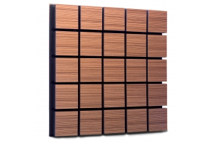 Акустическая панель Ecosound Tetras Rosewood 50x50см 73мм цвет коричневый