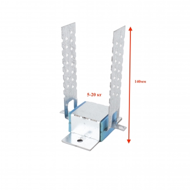 Купить антивибрационные крепления для звукоизоляции стен и потолка vibronet c2 pro 86x140мм по низкой цене