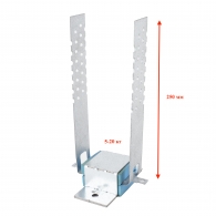 Антивибрационные крепления для звукоизоляции стен и потолка VibroNet C2 PRO 86x250мм